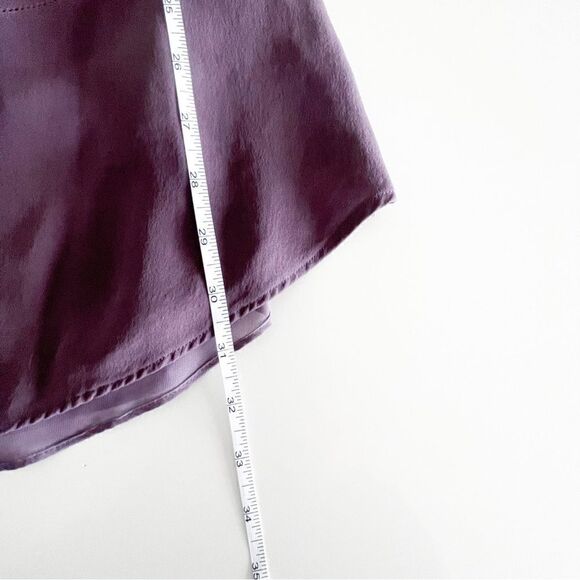 Wilfred Silk Vignette Dress Lilac Purple Sleeveless Women's 00 Mini V-Neck - Picture 9 of 10